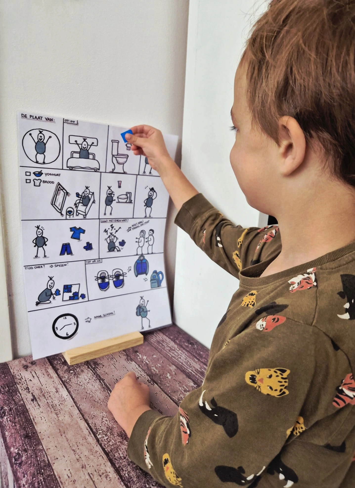 Rust ochtend ritueel